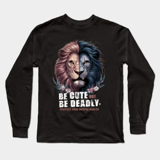 Dual Nature: Embracing Strength and Vulnerability Long Sleeve T-Shirt